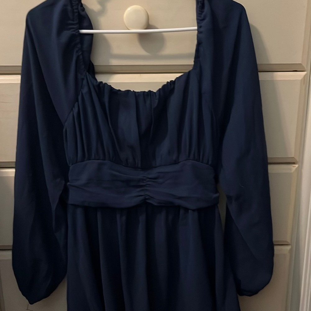 Blue dress